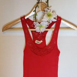 Hollister laced racer back tank 📍Price Drop!